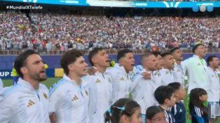 El Himno volvió a emocionar: el conmovedor momento antes de Argentina-Suiza