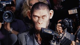 La película Better Man representa a Robbie Williams como un mono, creado digitalmente.
