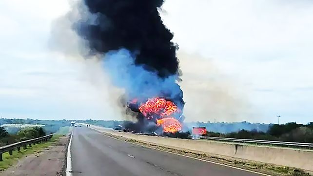 Fue identificado el camionero que quedó calcinado en el choque de camiones ocurrido el 2 de abril en el kilómetro 63 de la Ruta 14