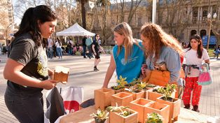La propuesta ambiental de canje de reciclables lanzada se realiza desde hace 10 años de forma itinerante en distintos puntos de la ciudad.