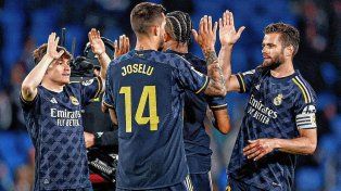 Real Madrid le ganó a Real Sociedad y se cortó en la cima de España