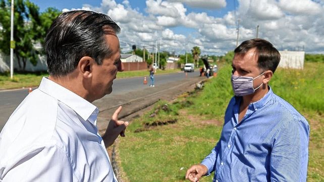 Repavimentan avenida Jorge Newbery de Paraná