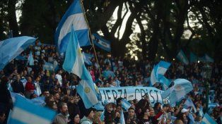 Cristina Fernández envió un mensaje desde su casa para Parque Lezama.