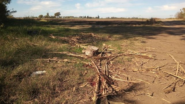 El lugar de la ejecución de un hombre en Soldini.