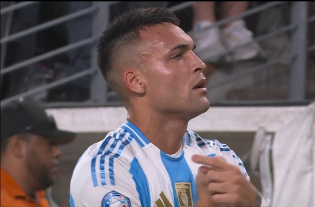 Lautaro Martínez le dio el gol del triunfo a Argentina sobrfe Chile.