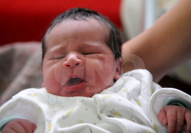 Radiante. Ante los flashes de Diario UNO