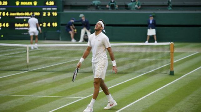 Del Potro no pudo con Nadal, en un verdadero partidazo