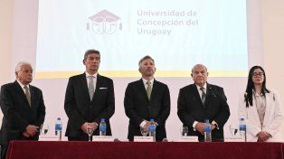 Frigerio participó de la entrega del título Doctor Honoris Causa a Rosatti