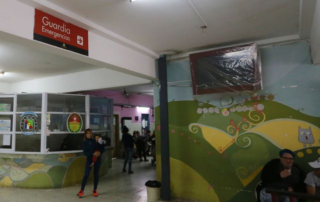 Contenida. La nena de cinco años fue internada preventivamente en el materno infantil.
