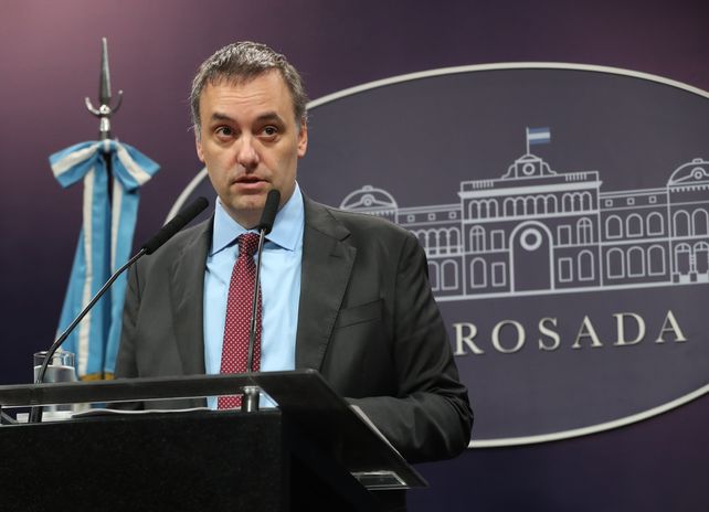 El vocero presidencial, Manuel Adorni.