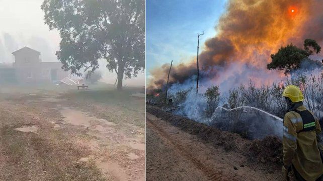 Se pudo controlar el incendio que mantuvo en vilo a Estancia Grande