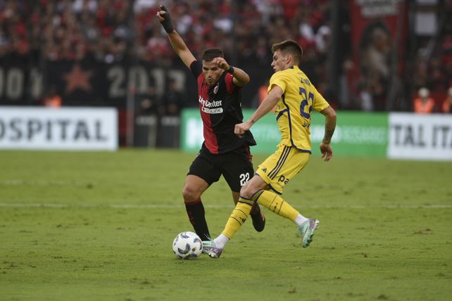 Julián Fernández hizo el tanto del descuento para Newells.