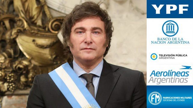 Milei propone privatizar empresas como YPF