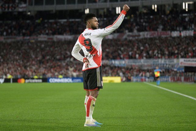 Borja marcó el único tanto para River Plate.