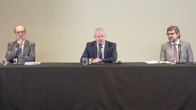 Los abogados de Cristina Kirchner brindaron una conferencia de prensa.