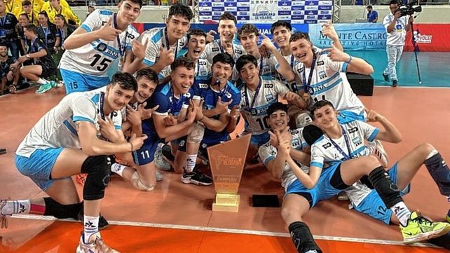 Argentina derrotó a Brasil en sets corridos y se consagró campeón del Sudamericano.