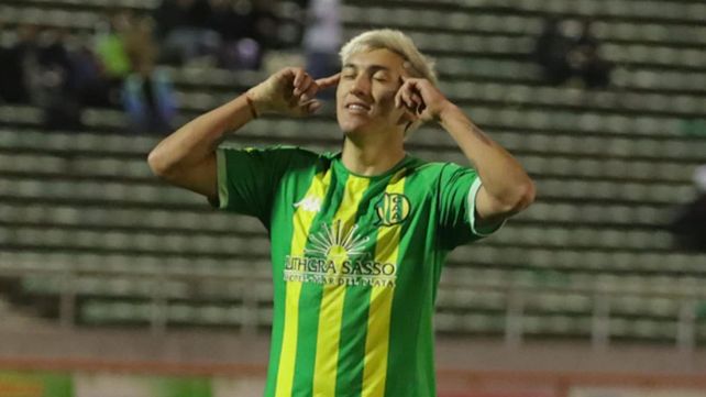 Tobías Cervera debutó cuando Aldosivi estaba en primera división, pero adquirió continuidad en la Primera Nacional.