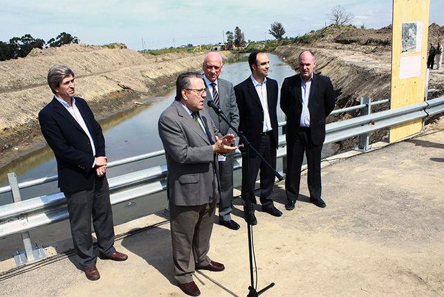 Inauguraron obras contra inundaciones para los barrios Chalet, San Lorenzo y Centenario