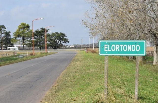 El ingreso a la ciudad de Elortondo