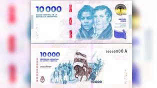 Entró en circulación el nuevo billete de 10 mil pesos: cómo detectar uno falso
