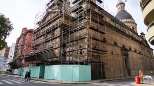 El tricentenario de Rosario, avanza en la ejecución de tareas sobre los edificios emblemáticos como el Palacio de los Leones y La Catedral.