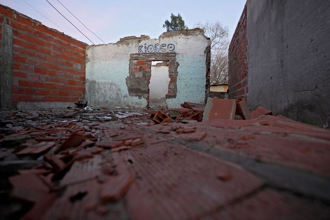 Derribo de búnkers en Santa Fe