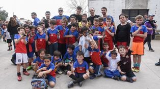 Las Escuelas de Fútbol de la ciudad se juntaron para festejar el Día del Niño