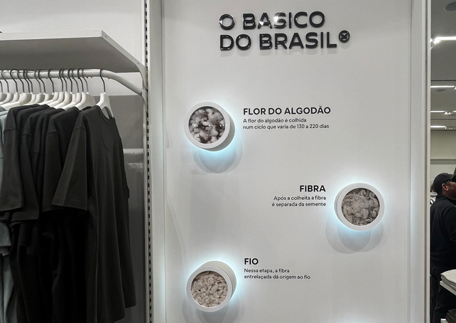 Algodón 100% brasileño. Brasil es el tercer productor y el mayor exportador mundial de algodón