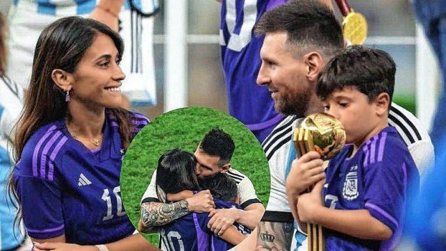 El relato que hizo emocionar a Messi y su esposa