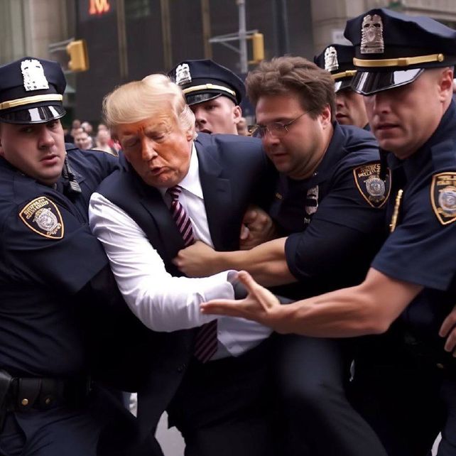Fotos falsas de Trump creadas con IA inundaron las redes