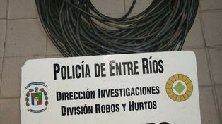 Paraná: vendían cableado robado al club Sóftbol Play