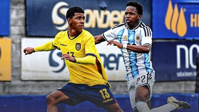Kiki Ramos marcó en su debut y la Selección Argentina Sub 17 igualó con Ecuador