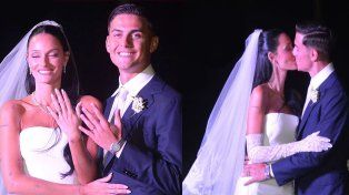 Oriana Sabatini y Paulo Dybala se casaron ante la presencia de 340 personas en Exaltación de la Cruz. Los compañeros de la Selección Argentina presentes