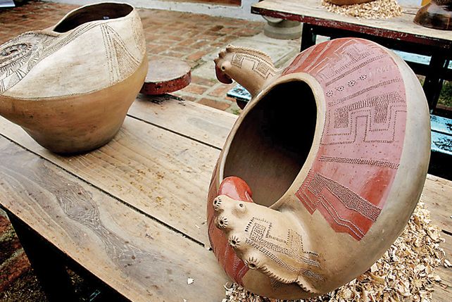 Taller de cerámica: un rincón que rescata la identidad de la región