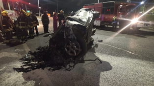 Falleció un joven automovilista en un vuelco en Circunvalación
