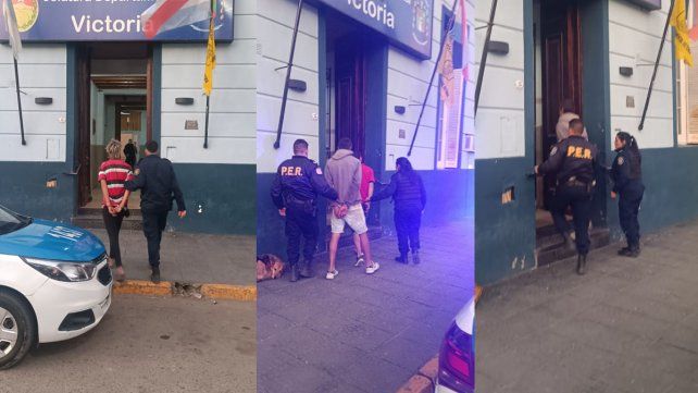 Tres jóvenes fueron detenidos en Victoria por robo.