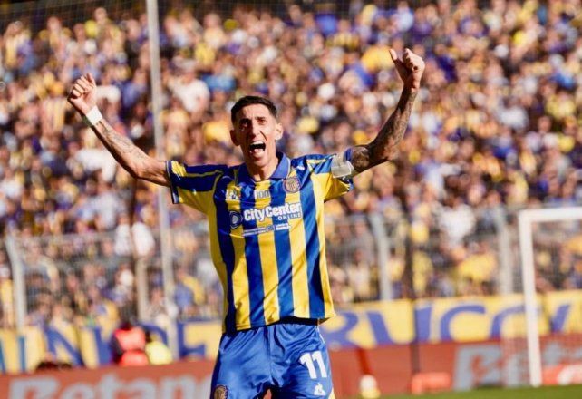 Di María anotó el 1 a 1 para Central ante Independiente.