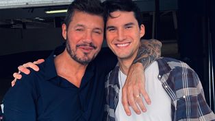 Marcelo Tinelli junto a su hijo Francisco, quien en las últimas horas protagonizó un incidente vehicular bajo los efectos del alcohol en Punta del Este