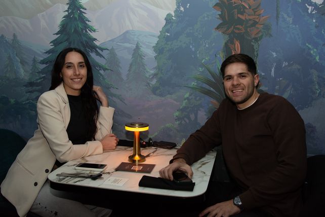 Catalina Lomuto y Juan Enrre