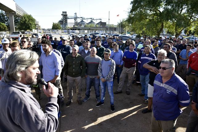 Lucha. Los trabajadores de Cargill
