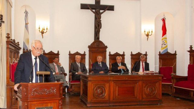 Jura del nuevo ministro de la Corte Suprema de Santa Fe