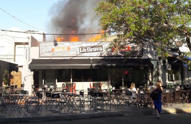 Imágenes del incendio en la costanera santafesina