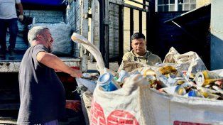 Recuperadores urbanos juntaron más de 110 kilos de aluminio en un festival