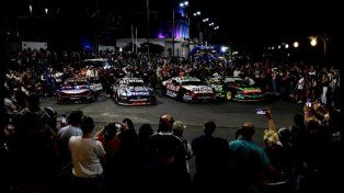 Los autos del TC giraron por las calles de Concepción del Uruguay