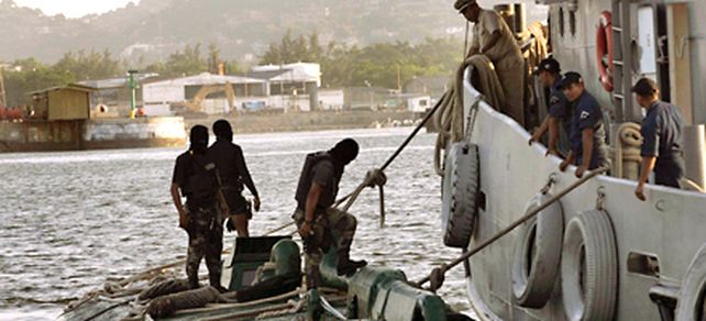 Capturan en M&eacute;xico un submarino con unas seis toneladas de coca&iacute;na