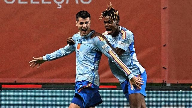 España se metió en las semifinales de la Liga de las Naciones con un triunfo agónico ante Portugal con gol de Morata.