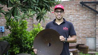 Sebastián Rodríguez, al creador de la marca, Sor Parrillas.