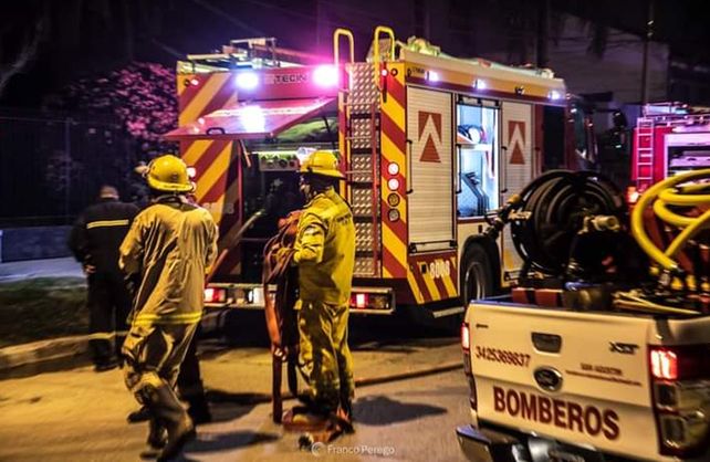 Incendio en una vivienda en Santo Tomé 