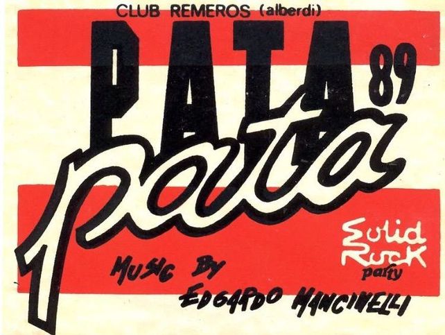 Un flyer de archivo del Pata Pata.