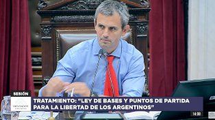 El segundo día de  debate de la Ley Ómnibus con 100 oradores